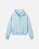 GLIMMER LOGO ZIP HOODIE V2 POWDER BLUE