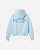 GLIMMER LOGO ZIP HOODIE V2 POWDER BLUE