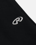 RADIANT SWEATPANTS OPEN LEG V2 BLACK - metal emblem
