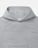 LEGACY HOODIE V2 GREY MARLE - hood front
