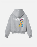 REALISM AND DISNEY FRIENDS FOREVER HOODIE GREY MARLE