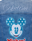 REALISM AND DISNEY USA DENIM JACKET WASHED BLUE