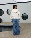 STUDIO ZIP HOODIE CLOUD