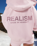 GLIMMER LOGO ZIP HOODIE V2 POWDER PINK