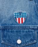 REALISM AND DISNEY USA DENIM JACKET WASHED BLUE