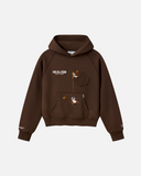REALISM AND DISNEY CHIP N DALE HOODIE MOCHA