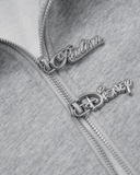 REALISM AND DISNEY HUG ME MICKEY ZIP HOODIE GREY MARLE