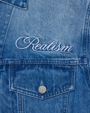 REALISM AND DISNEY USA DENIM JACKET WASHED BLUE