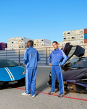 REALISM X UNDERRATED RUN LINE TRACK PANT BLUE