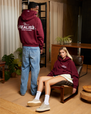HORSE LOGO HOODIE CARMINE RED