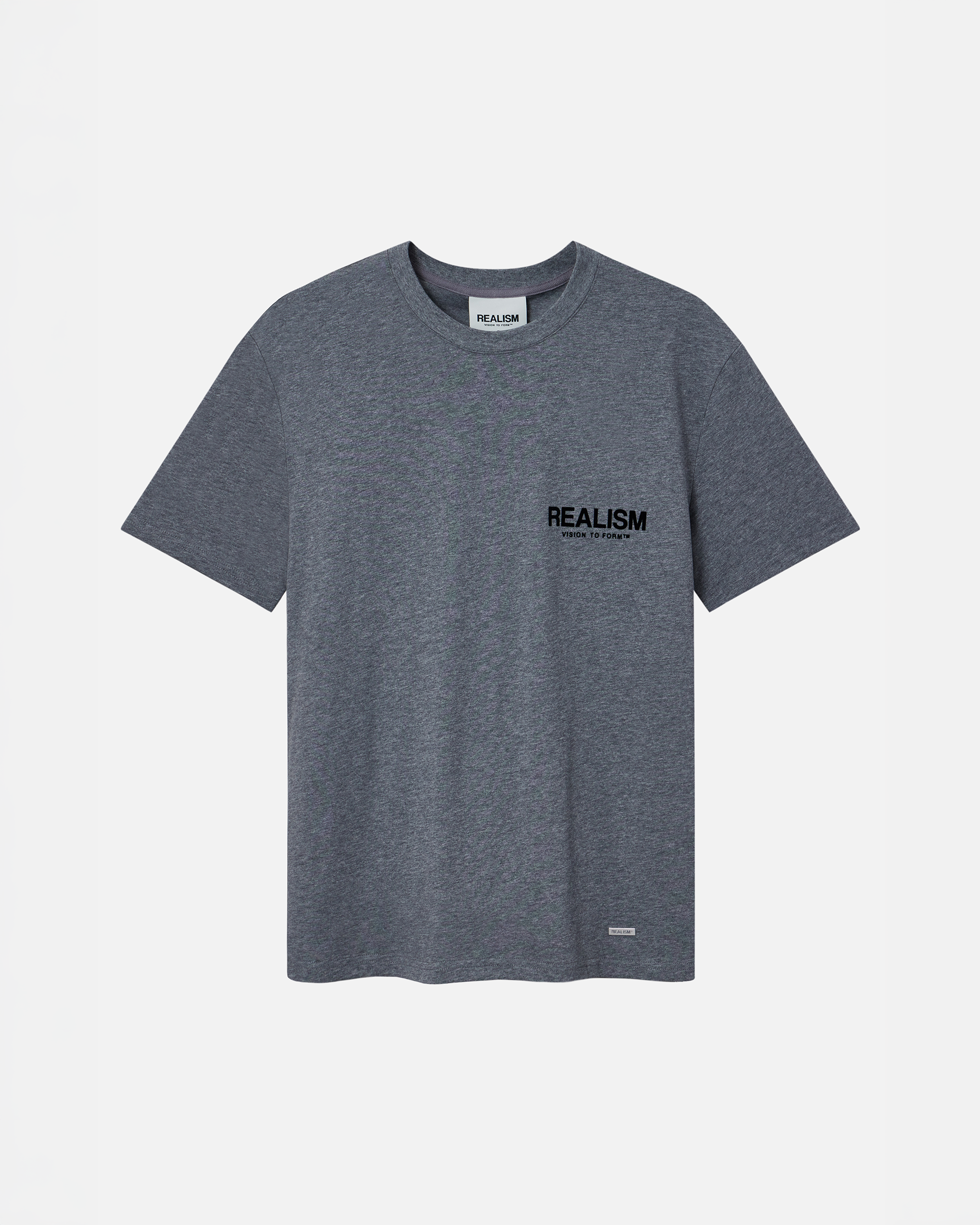 Vision Logo Tee Dark Heather | Realism T-Shirt
