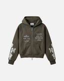 RL3 ZIP HOODIE WALNUT