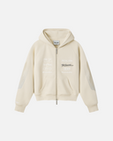 R SPEED ZIP HOODIE WASHED TAUPE