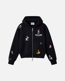 REALISM AND DISNEY BACK TO FRONT ZIP HOODIE BLACK