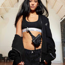 HALO ZIP HOODIE BLACK