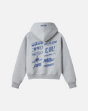 R-LINE ZIP HOODIE GREY MARLE