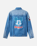 REALISM AND DISNEY USA DENIM JACKET WASHED BLUE