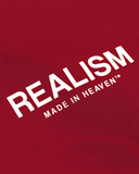 HEAVEN LOGO ZIP HOODIE CRIMSON RED
