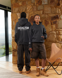 COURT BOXY HOODIE GRAPHITE
