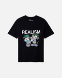 REALISM AND DISNEY AUSSIE TEE BLACK