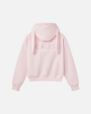 BUNNY ZIP HOODIE PASTEL PINK