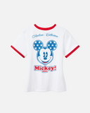 REALISM AND DISNEY USA BABY TEE WHITE