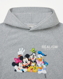 REALISM AND DISNEY FRIENDS FOREVER HOODIE GREY MARLE