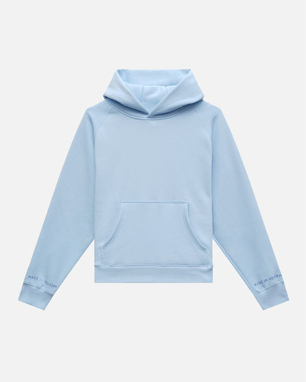 GLIMMER LOGO HOODIE POWDER BLUE