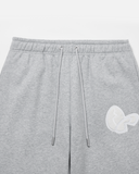 BUNNY SWEATPANTS OPEN LEG GREY MARLE