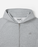 RADIANT ZIP HOODIE V2 REFLECTIVE GREY MARLE