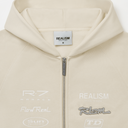 R SPEED ZIP HOODIE WASHED TAUPE