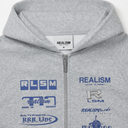 R-LINE ZIP HOODIE GREY MARLE