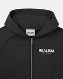 VISION LOGO ZIP HOODIE ASPHALT