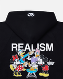REALISM AND DISNEY AUSSIE HOODIE BLACK