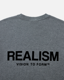 VISION LOGO TEE DARK HEATHER