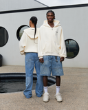 STUDIO ZIP HOODIE CLOUD