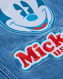 REALISM AND DISNEY USA DENIM JACKET WASHED BLUE
