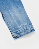 REALISM AND DISNEY USA DENIM JACKET WASHED BLUE