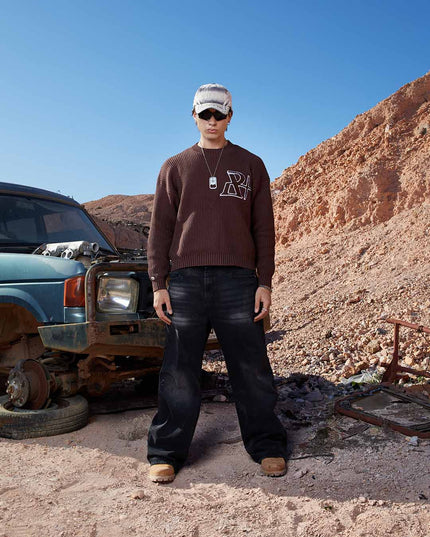 VIVANT KNIT SWEATER REDWOOD