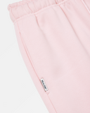 BUNNY SWEATPANTS OPEN LEG PASTEL PINK