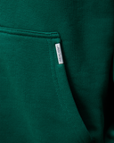 STUDIO ZIP HOODIE PINE GREEN