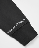 VISION LOGO ZIP HOODIE ASPHALT