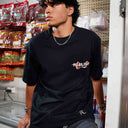 SNAKE LOGO TEE BLACK