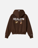 REALISM AND DISNEY CHIP N DALE HOODIE MOCHA