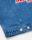REALISM AND DISNEY USA DENIM JACKET WASHED BLUE