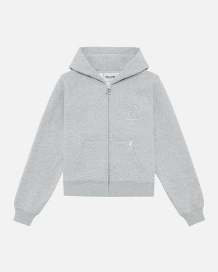 LEGACY ZIP HOODIE GREY MARLE