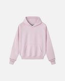 GLIMMER LOGO HOODIE POWDER PINK