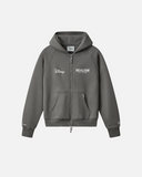 REALISM AND DISNEY MICKEY & FRIENDS SKETCH ZIP HOODIE COOL GREY