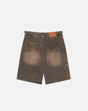 VIVANT DENIM SHORTS TINTED MUD
