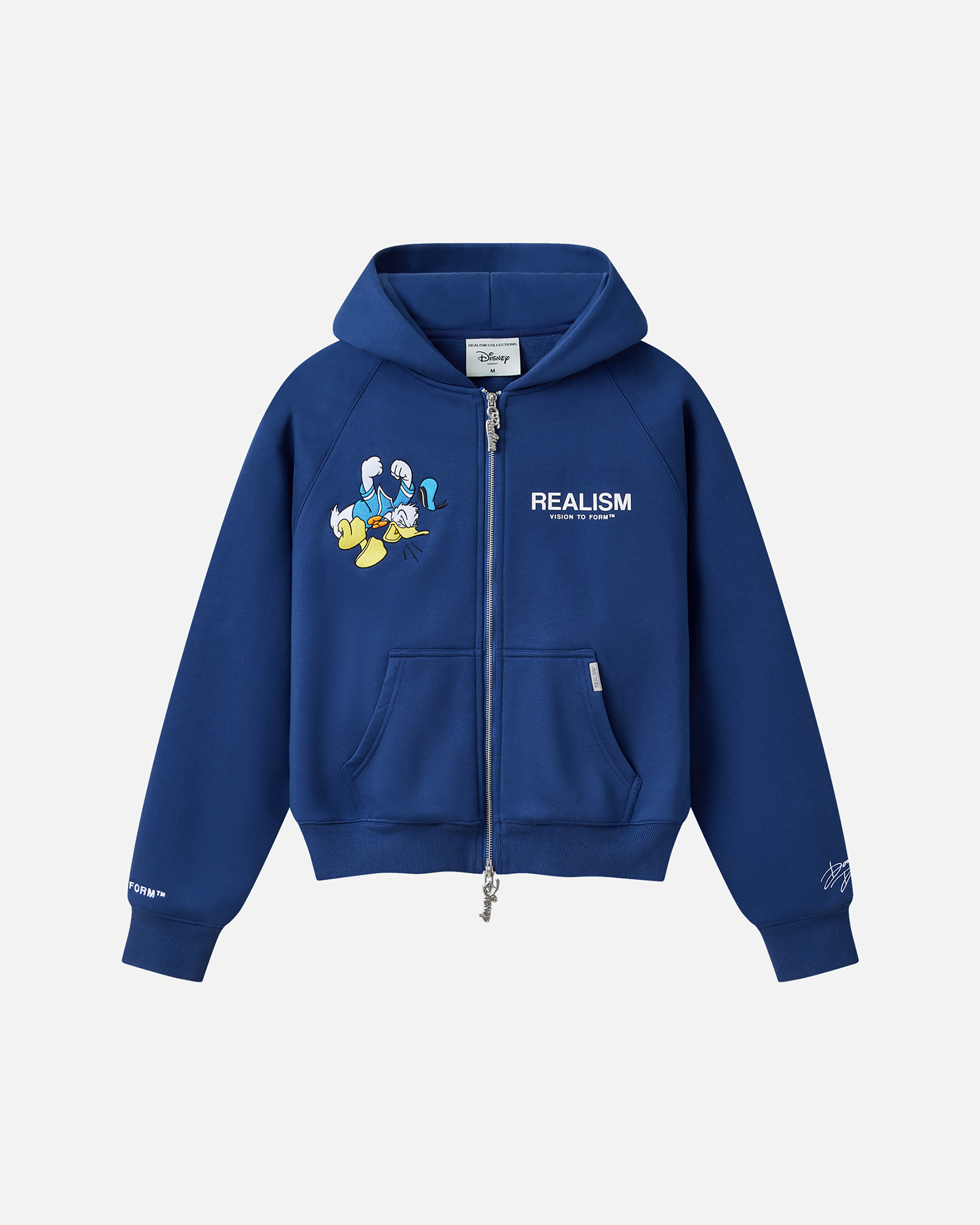 Realism And Disney Donald Duck Zip Hoodie Astral Navy | Realism Zip Hoodie